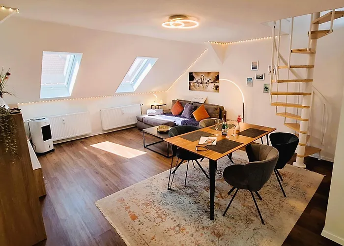 Lejlighed Auszeit2 - Stilvolle Dachwohnung Mit Parkplatz - Zentrumsnah Erfurt